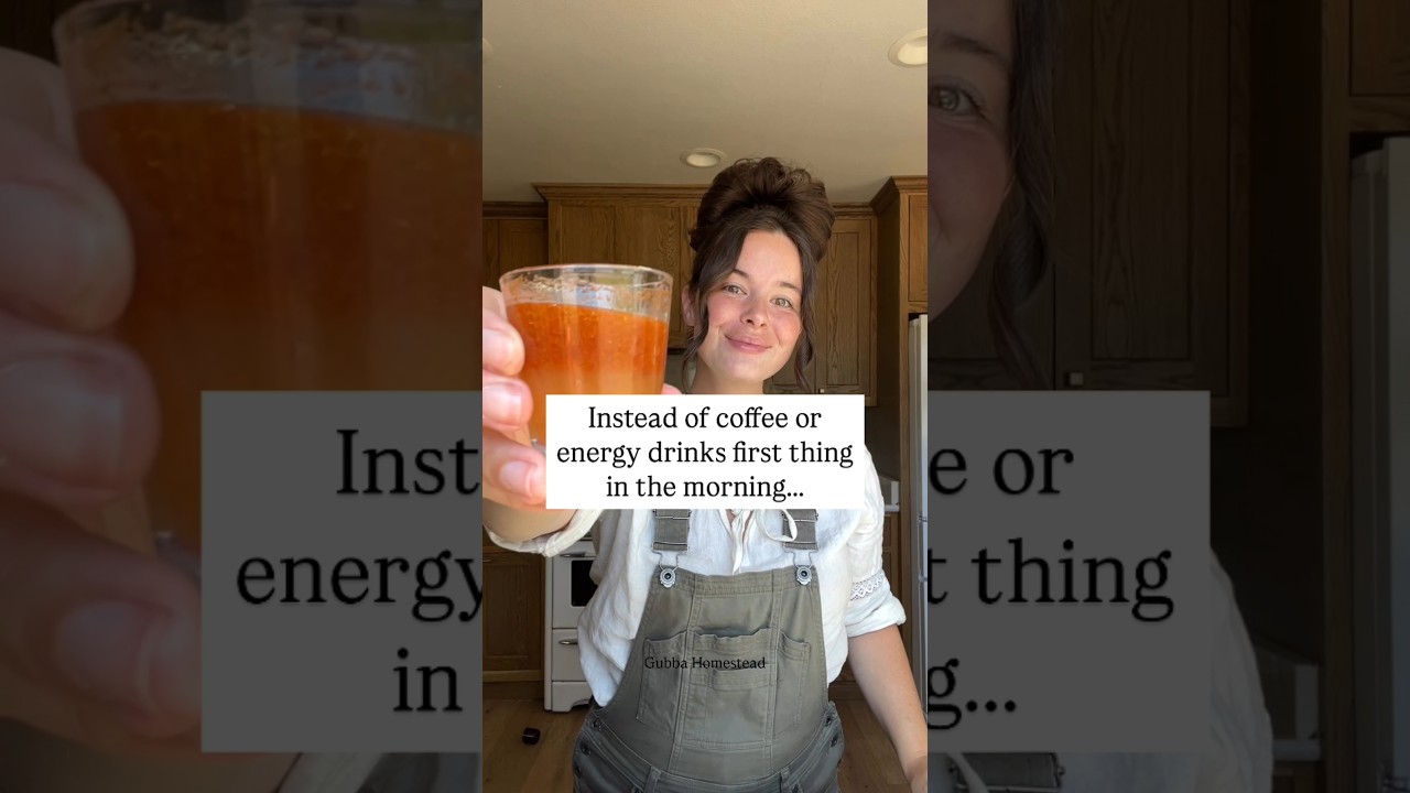 Instead of coffee or energy drinks try this! #recipe #homesteadlife