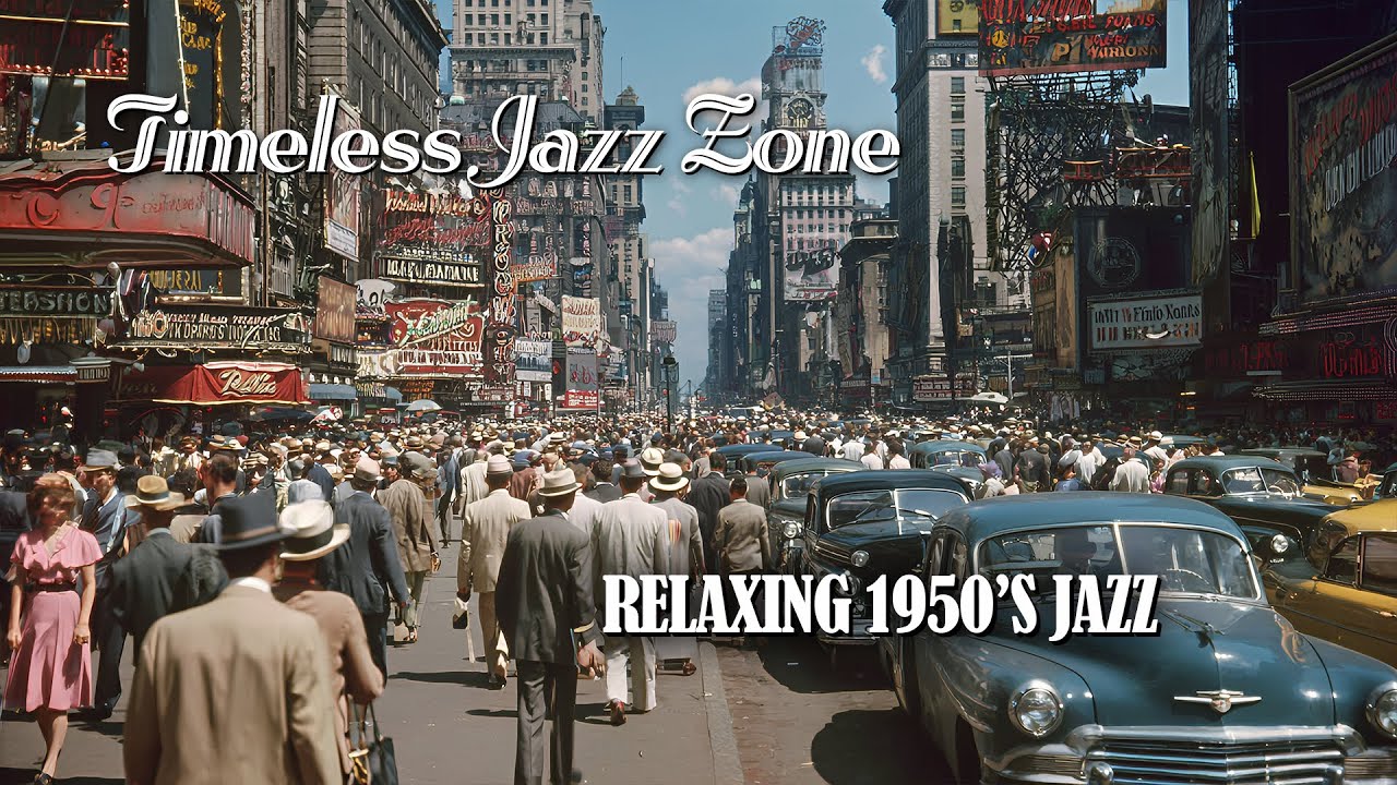 Relaxing Jazz 1950s Nostalgic Futuristic Visuals 8 Hour Chill Jazz Vibes08