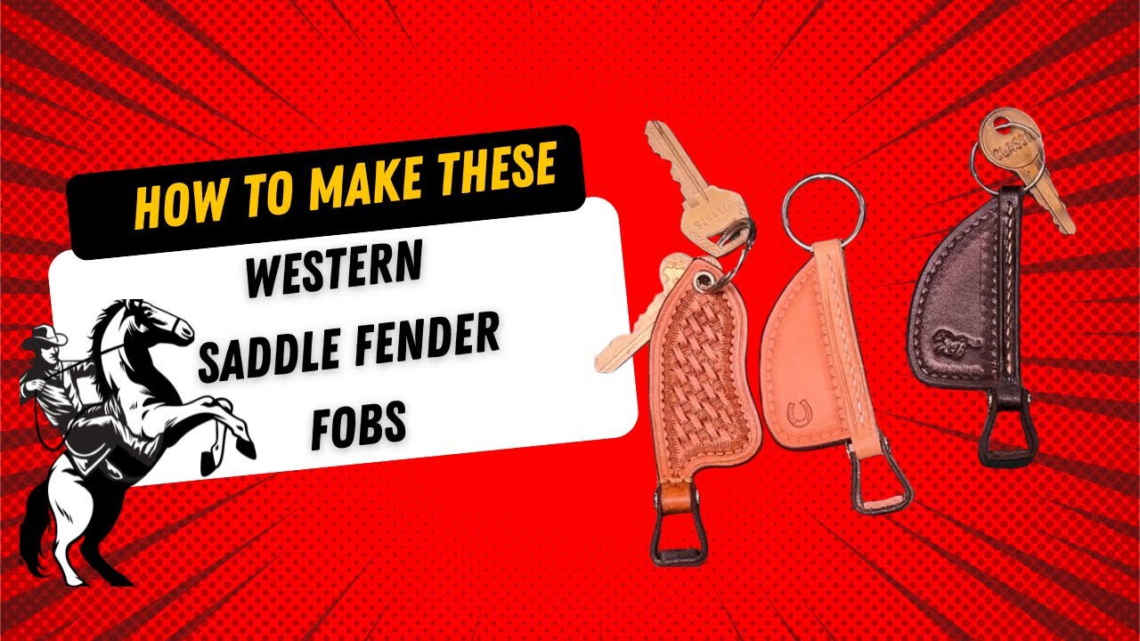 Creating Western Saddle Fender Fobs: A Step-by-step Guide #youtube #youtubevideo #youtuber #diy
