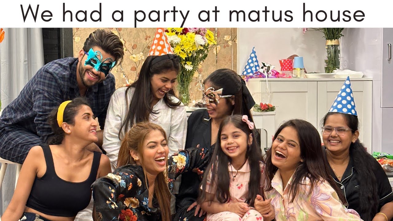 Nitu matu invited us for Pajama party | RIVA PATIL