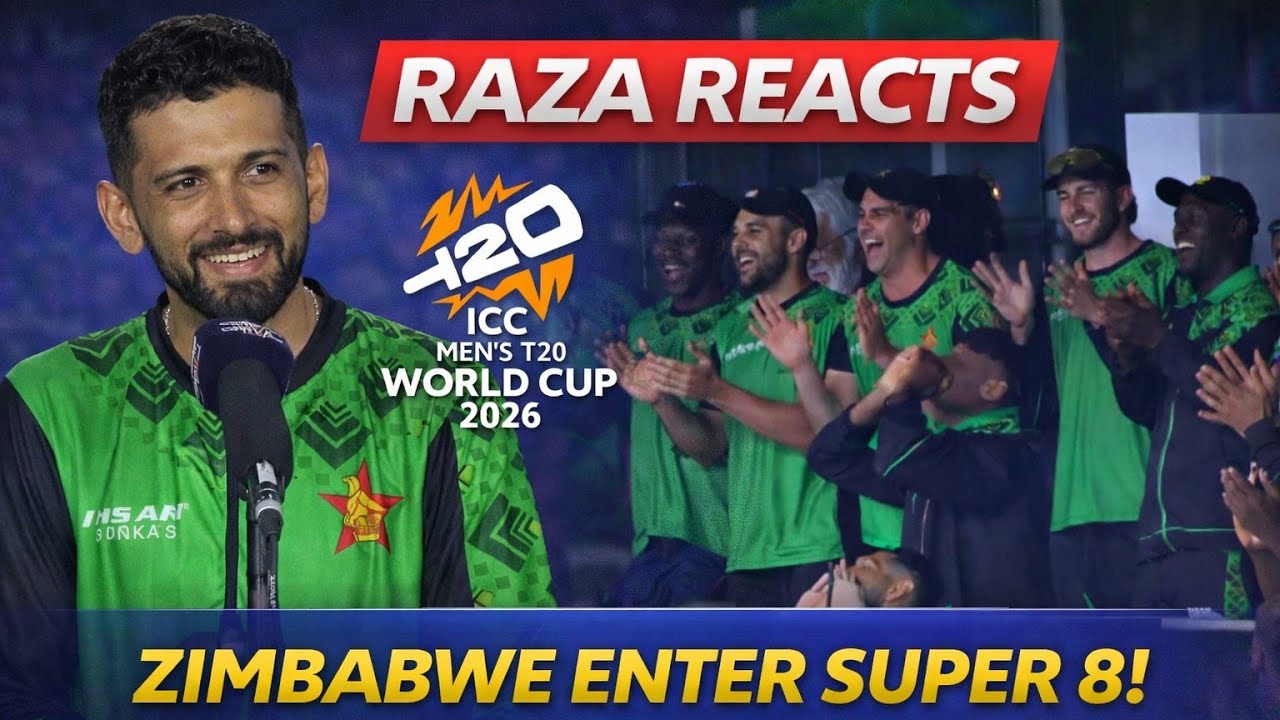 “AUSTRALIA OUT!” - Zimbabwe Captain Sikander Raza speaks after Super 8 Qualification | ZIM vs IRE