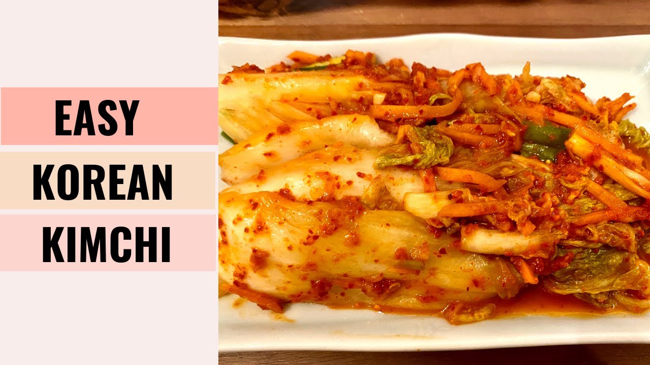 EASY Homemade Korean Cabbage KIMCHI Recipe 👍 | Aunty Mary Cooks 💕