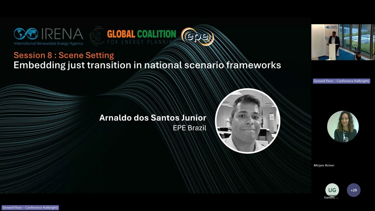 6th International Forum on Long-term Energy Scenarios for the Clean Energy Transition: Session 8