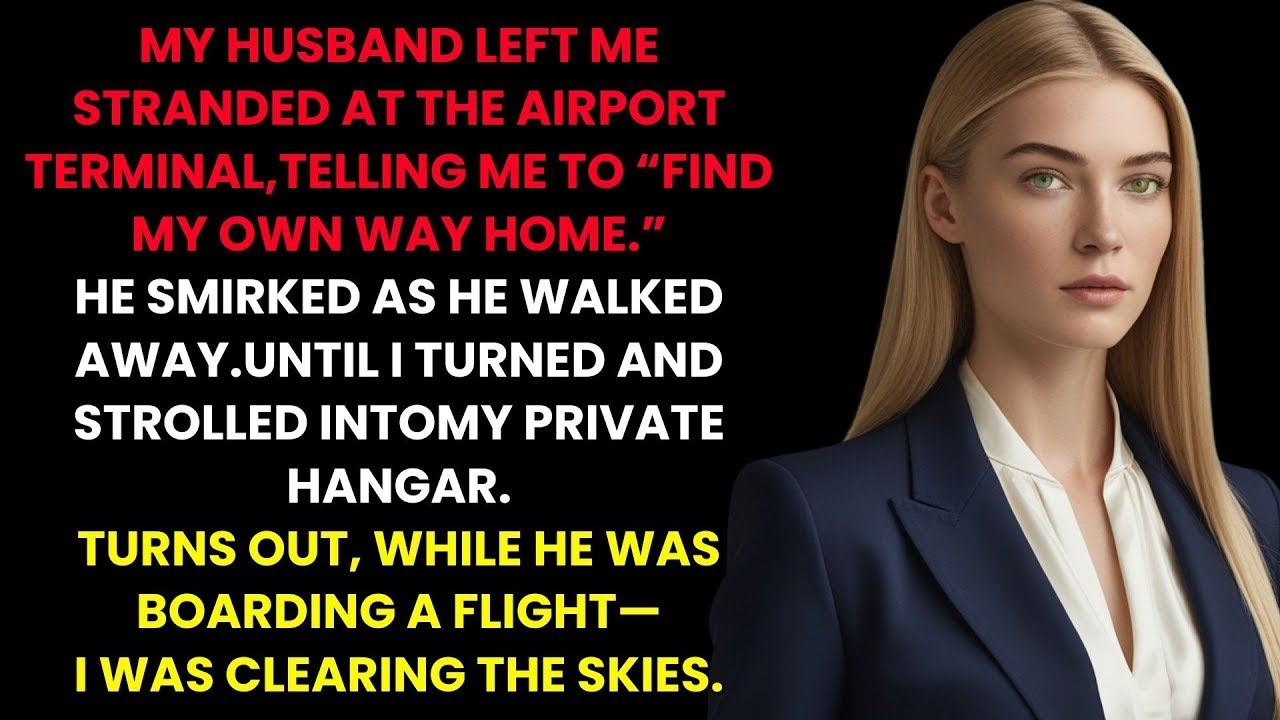 My Husband Left Me Stranded at the Airport Terminal—His Expression When I Walked Into My Private