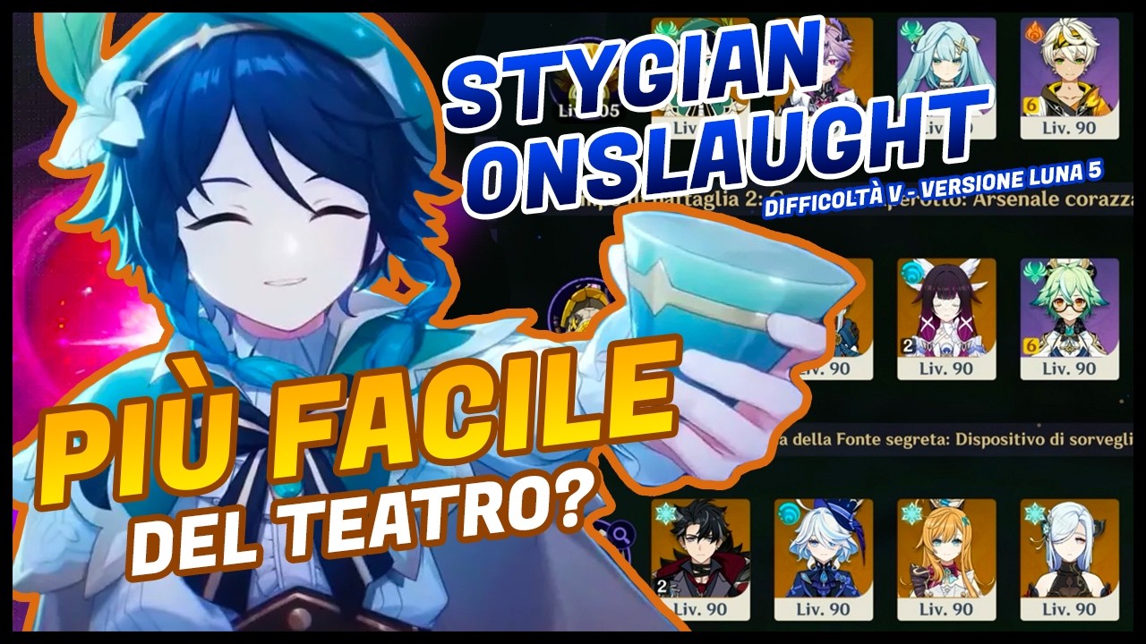 VENTI è FORTISSIMO, i Cryo (senza Escoffier) un po' meno... | Stygian Onslaught LUNA 5