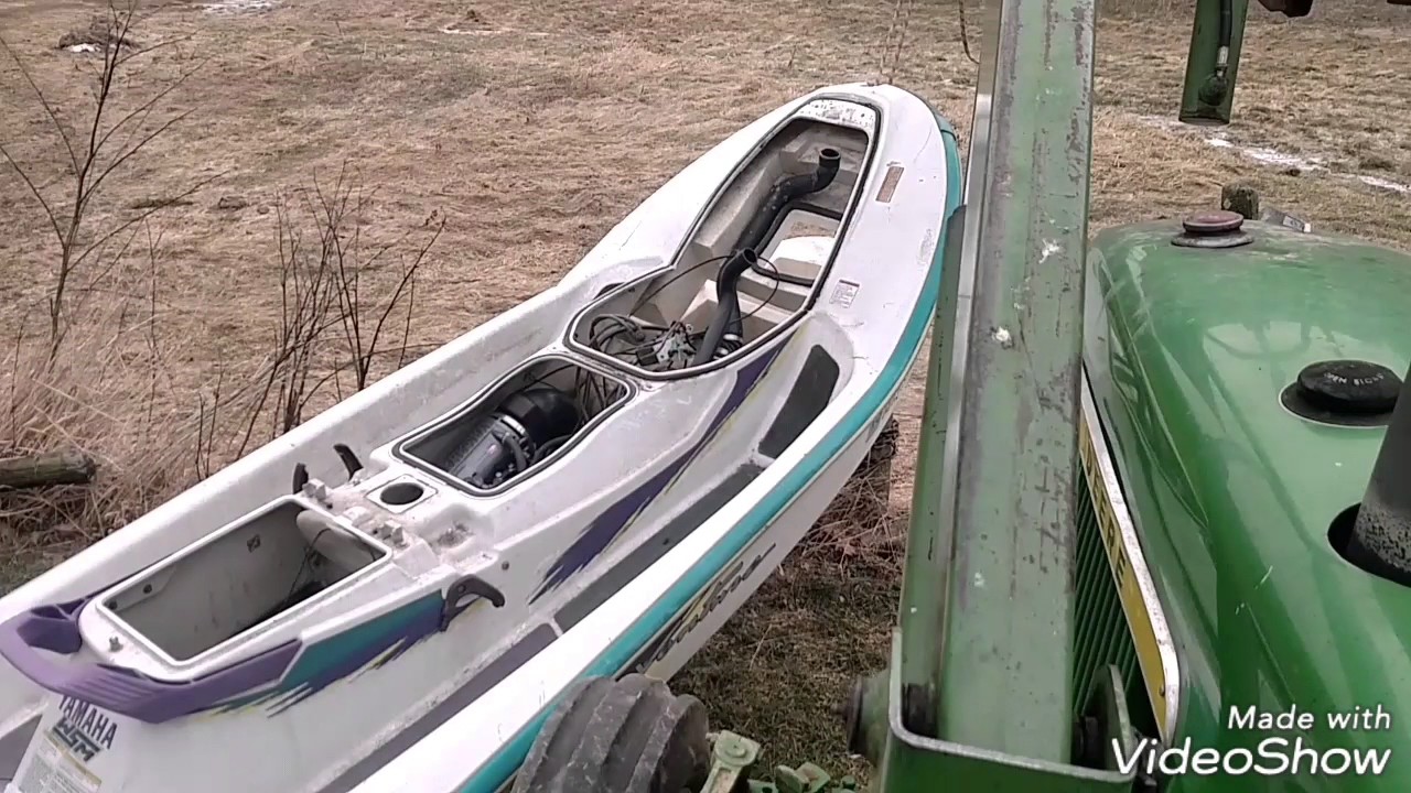 Jet Jon boat build alumacraft boat and a Yamaha waveventure 700