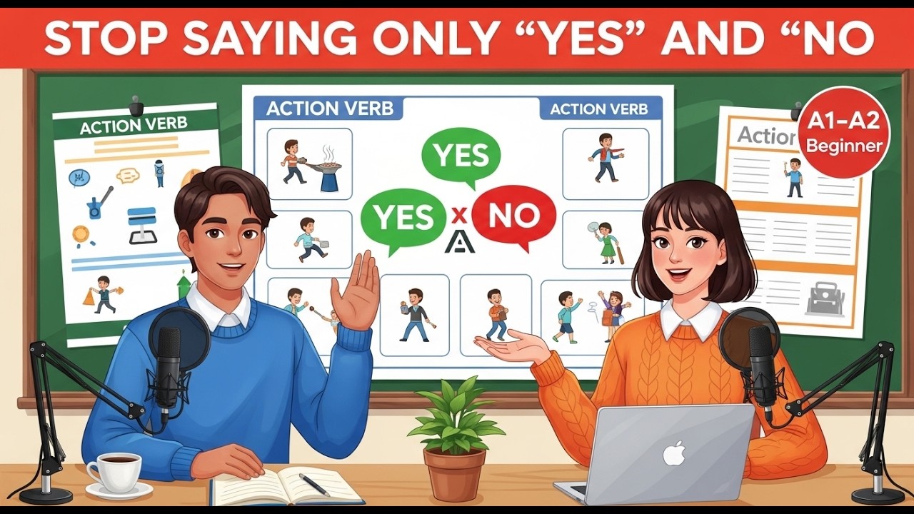 STOP SAYING ONLY “YES” AND “NO” | English Conversation for Beginner | Daily English