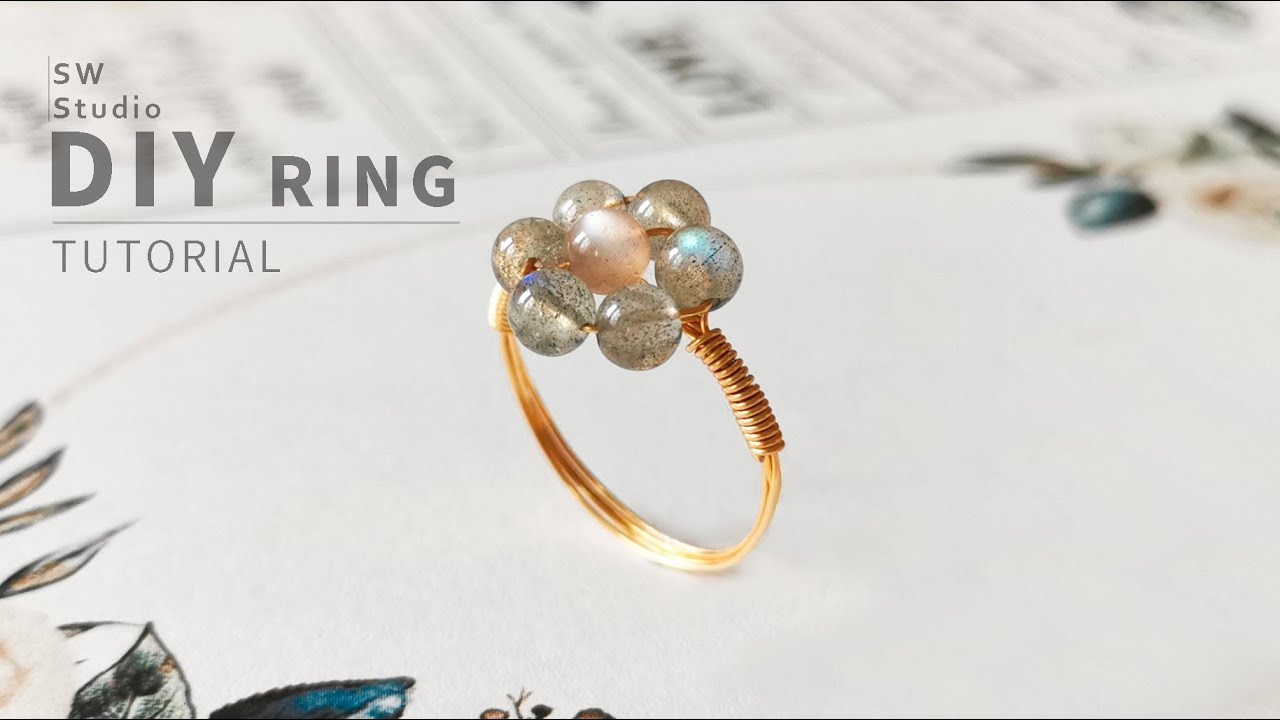 DIY Flower Ring / Wire Wrap Ring Tutorial / DIY Jewelry / DIY Accessories