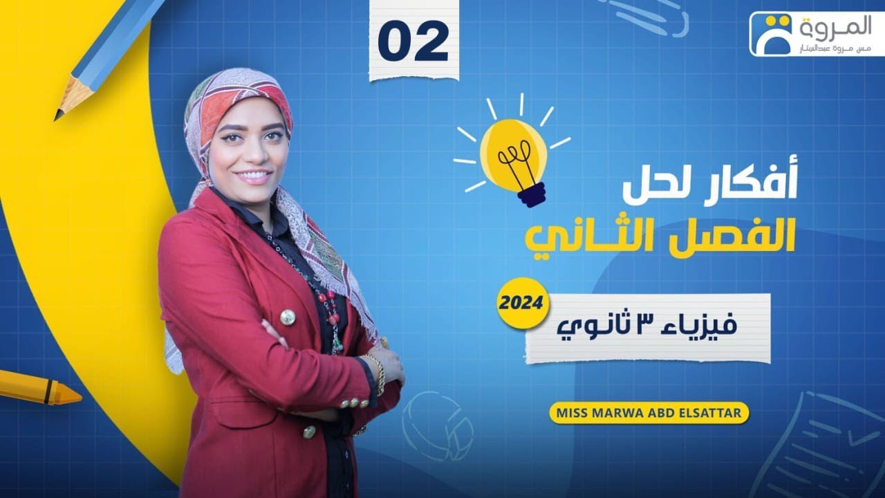 نحل علي كثافة فيض السلك المستقيم الفصل الثاني _ فيزياء 3ث _ 2024