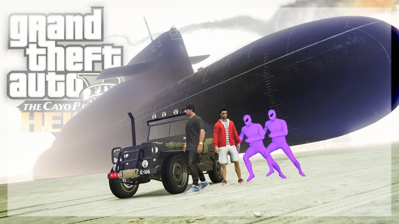 GTA 5 Online — DLC «Кайо-Перико»! (Подводные лодки, ракеты, джипы и многое другое!)