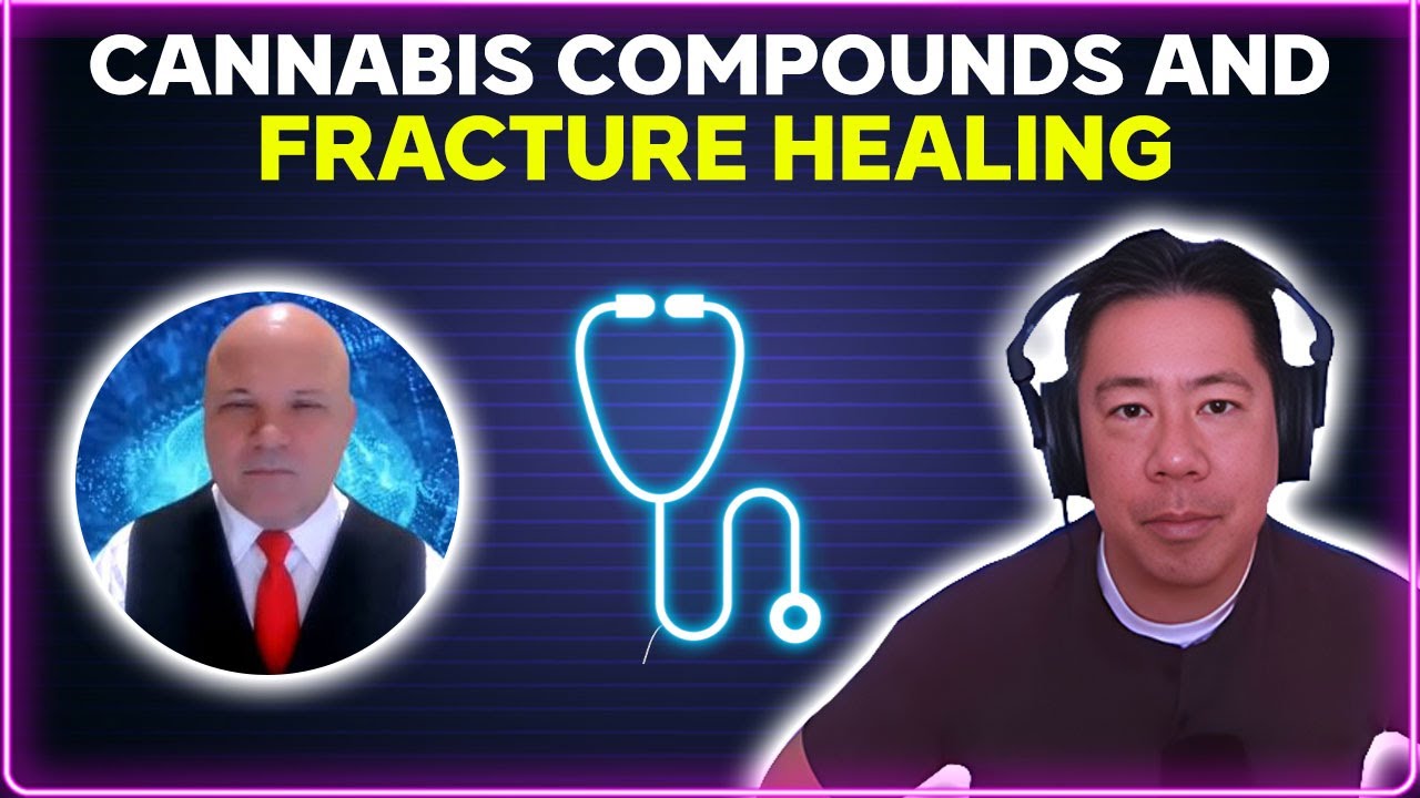 Cannabis compounds and fracture healing