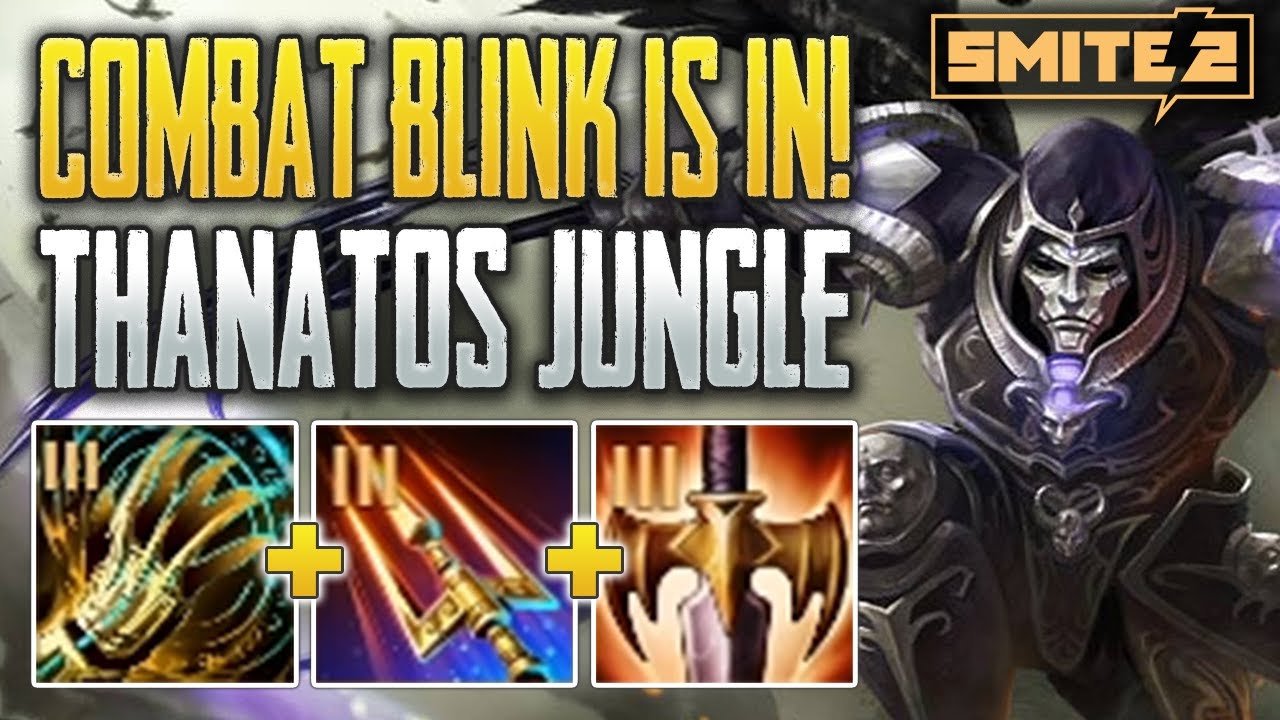 COMBAT BLINK IS HERE! Thanatos Jungle Gameplay (SMITE 2 Alpha)