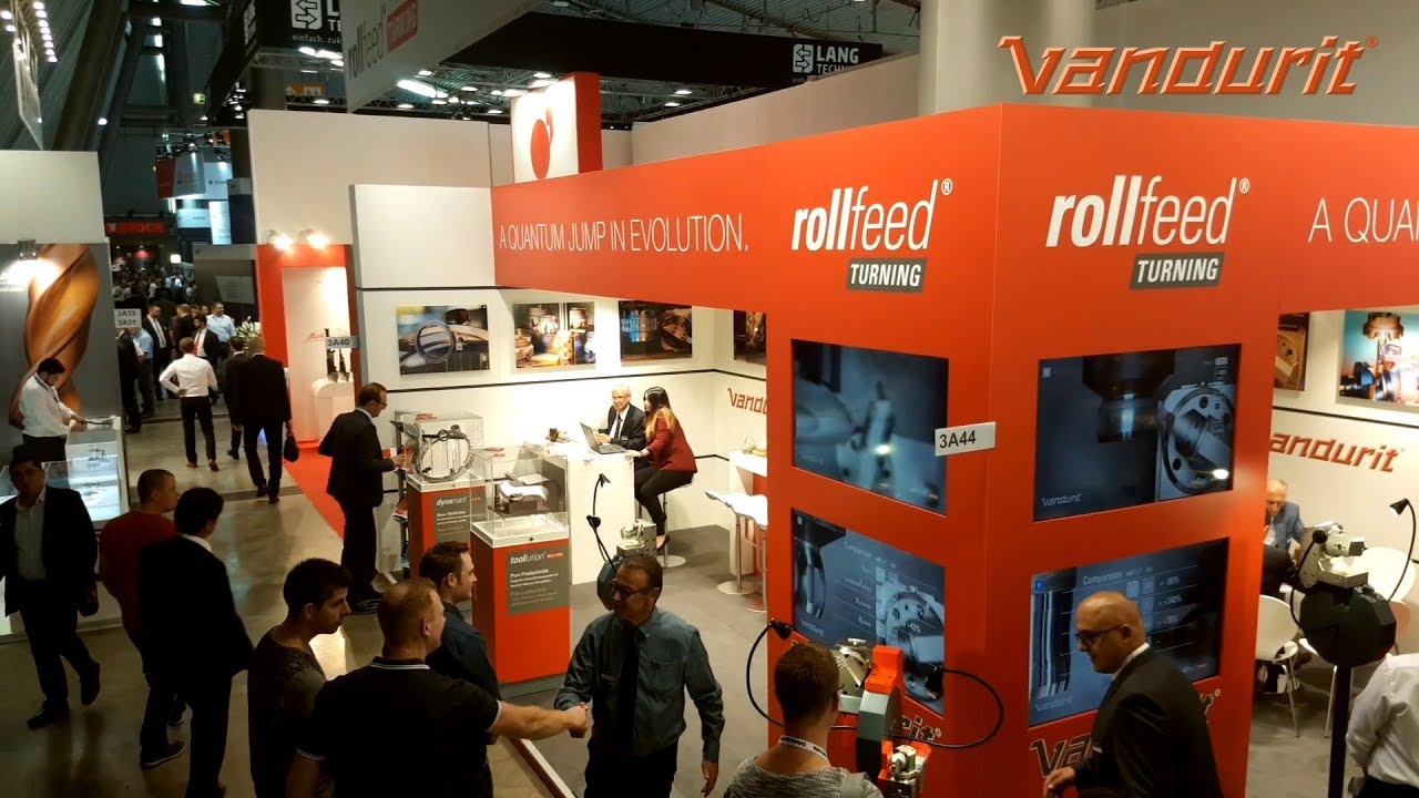 Messestand f&uuml;r Kunden Vandurit GmbH auf der AMB Stuttgart 2018
