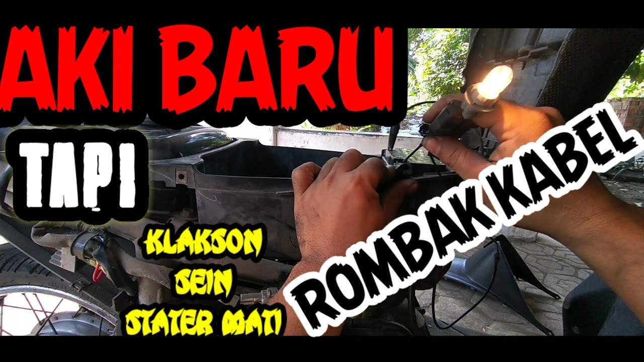 MIO SPORTY JALUR KELISTRIKAN MATI TOTAL || SEIN KLAKSON DAN STATER MATI TAPI AKI BARU