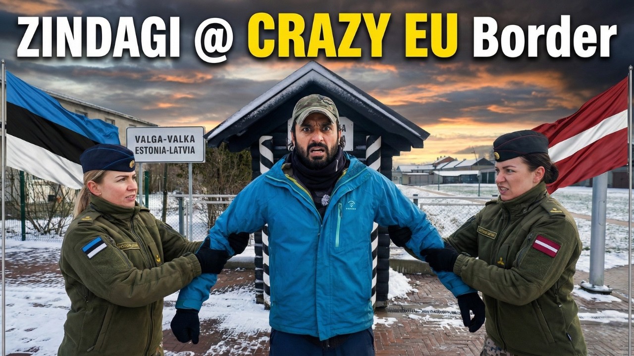 Estonia Latvia Country Vlog (CRAZY EU Border crossing)