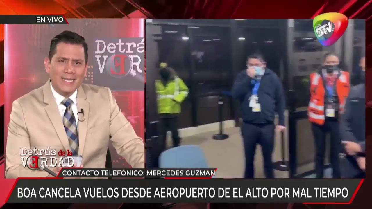 BOA canceló sus vuelos desde el aeropuerto de El Alto por mal tiempo Personas que pretendían viaja