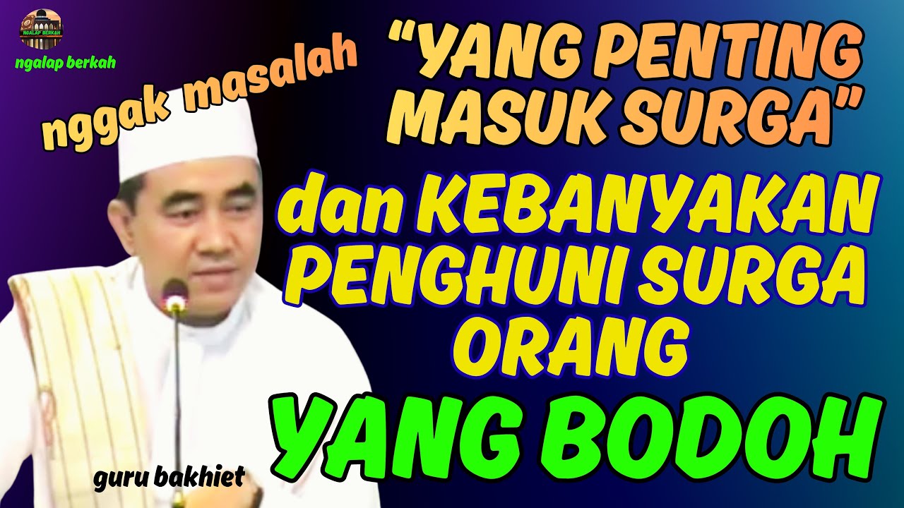 yang penting 