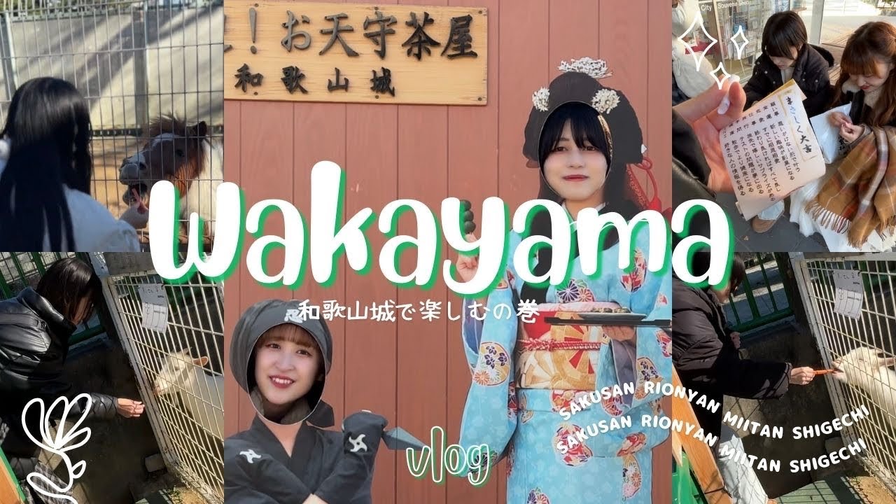【神引き？】和歌山城でおみくじ引いたら衝撃の結果に…！動物園で癒やされる休日。#アイドルズ #アイドル #和歌山 #vlog 