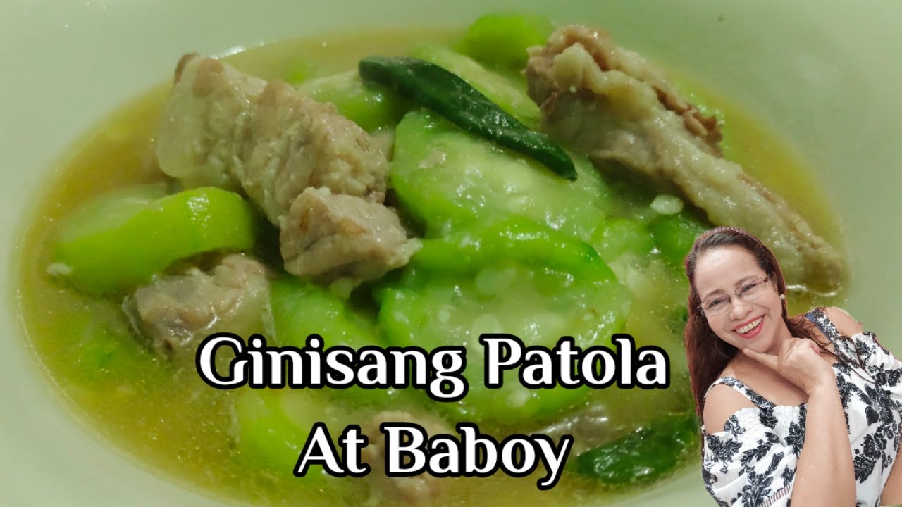 Ginisang Patola Na May Baboy