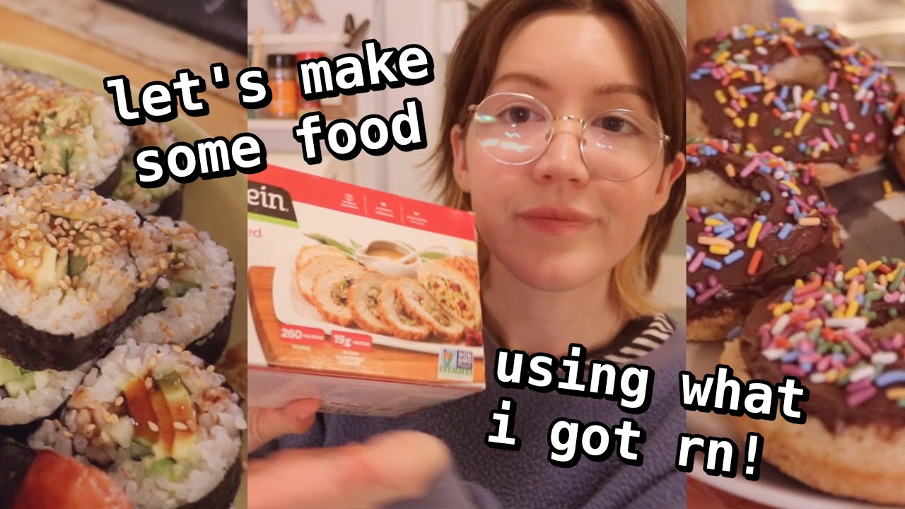 what i've been eating 🌱 vegan + anti-diet 🥫 using up what i have in the kitchen! 🍩