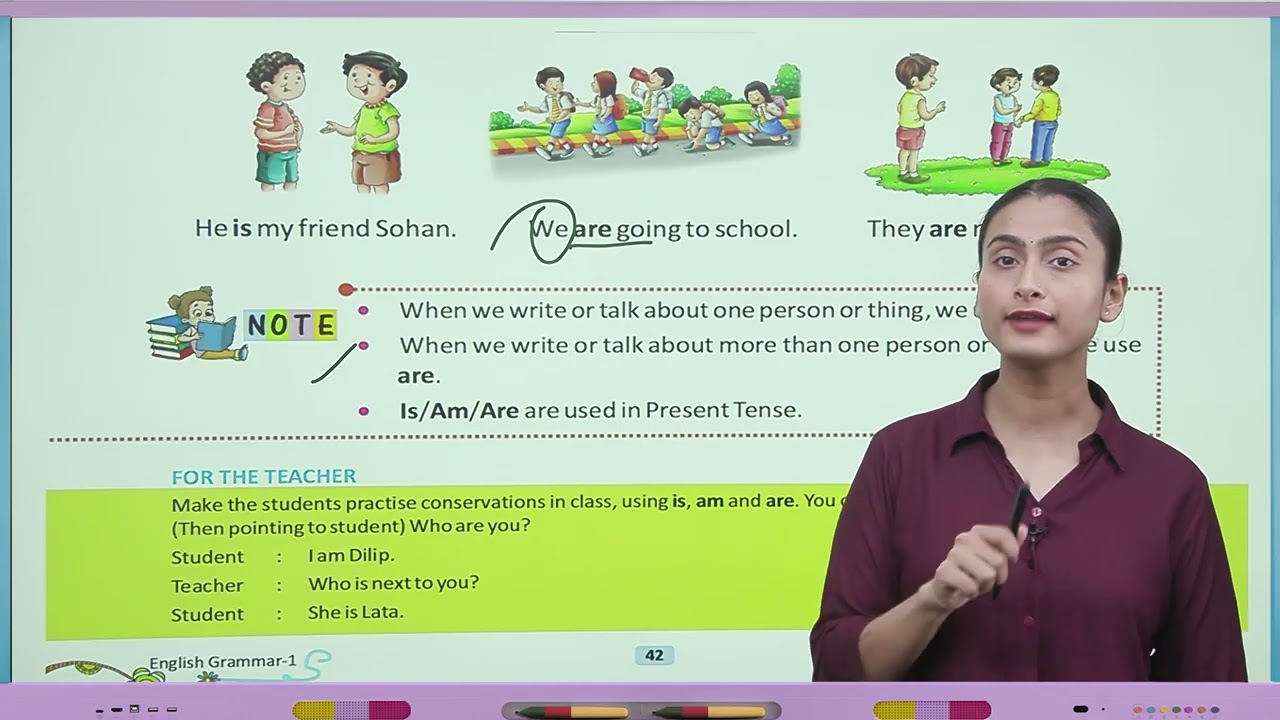 Ch 13 | Jophiel Books | Grammar | Class 01 | Is, Am, Are | For children