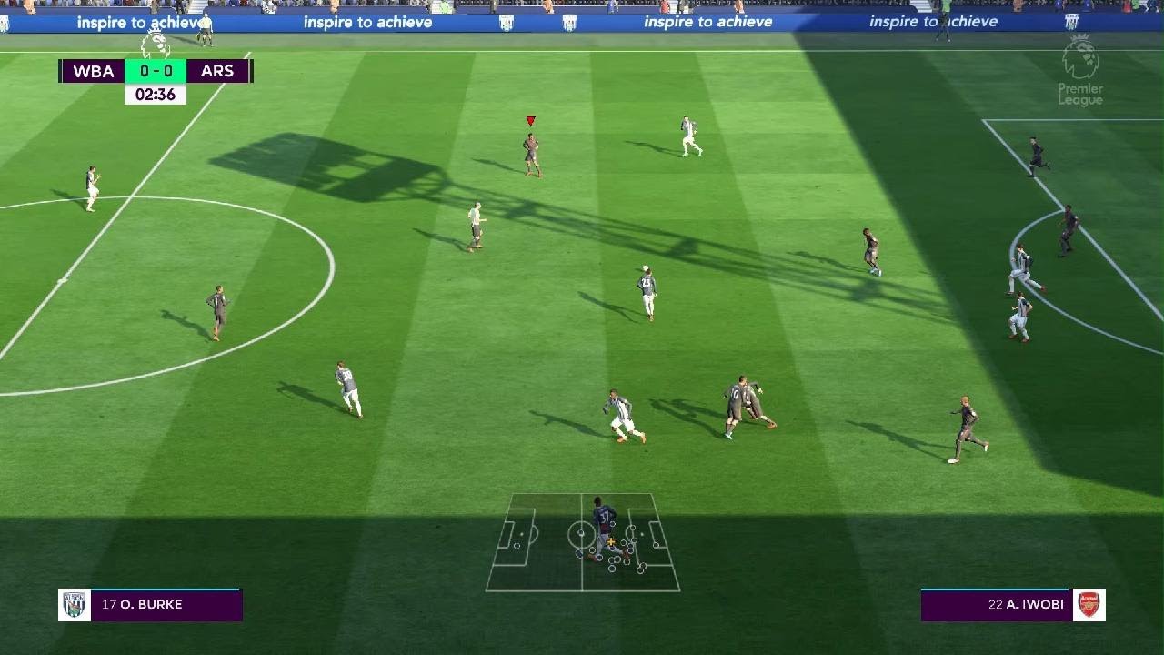 WBA 0-3 Arsenal Fifa 18