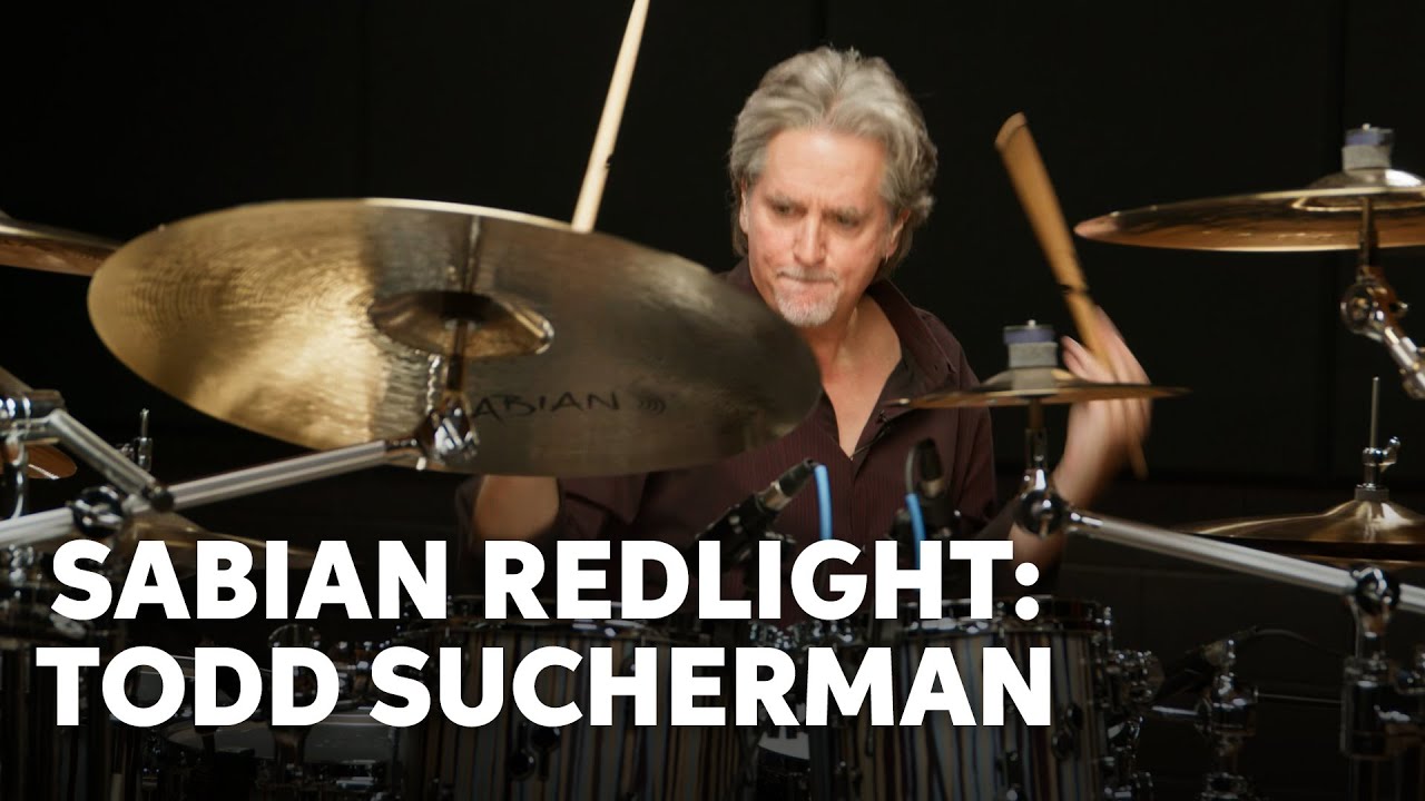 Sabian HHX Redlight Cymbals Demo ft. Todd Sucherman