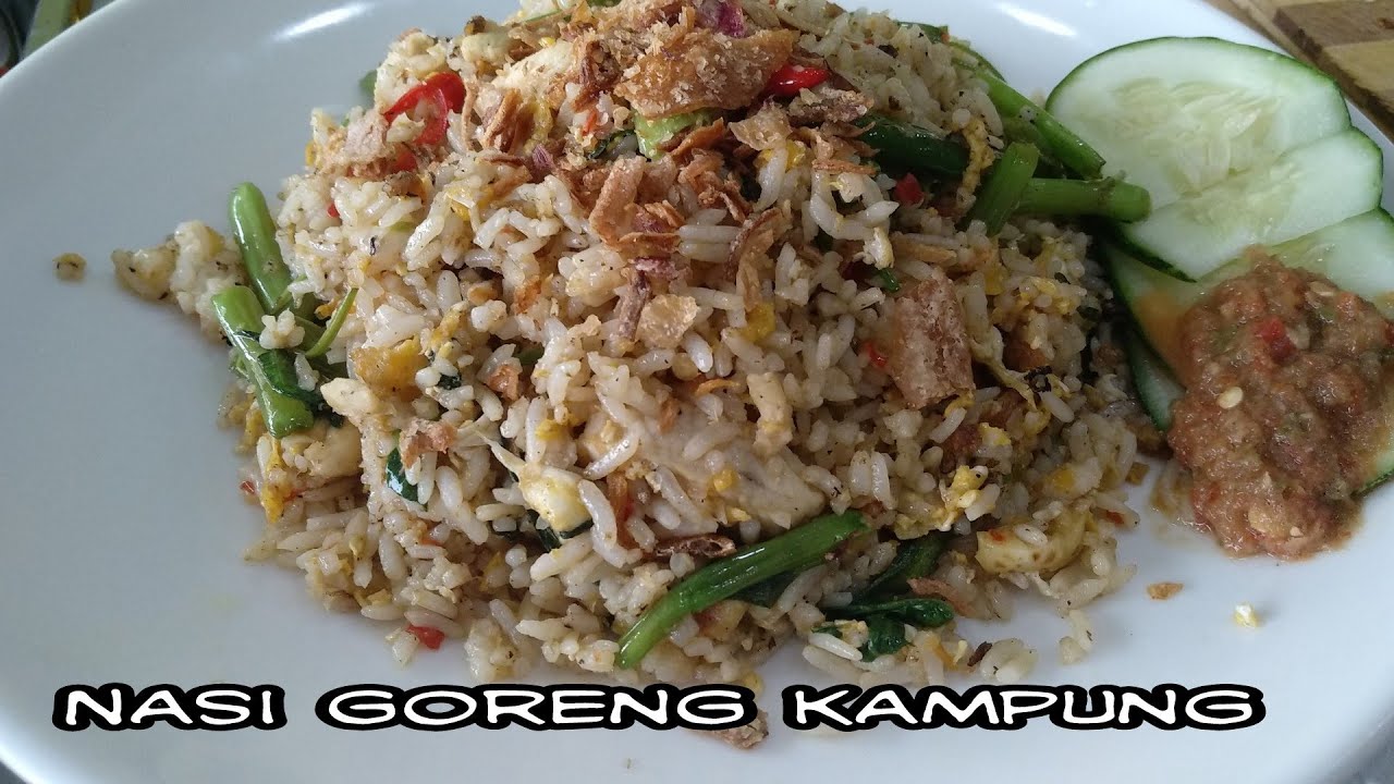 Cara buat nasi goreng kampung ala Thai
