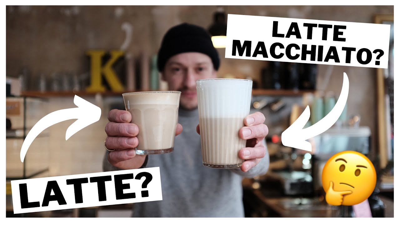 Latte VS  Latte  Macchiato VS Milchkaffee ? l Milchschaum & Unterschiede erklärt