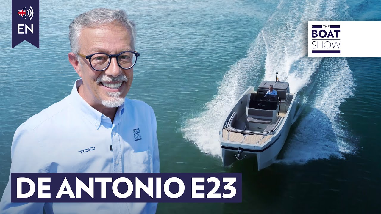 [ENG] DE ANTONIO E23 -  Review Electric Boat  - The Boat Show
