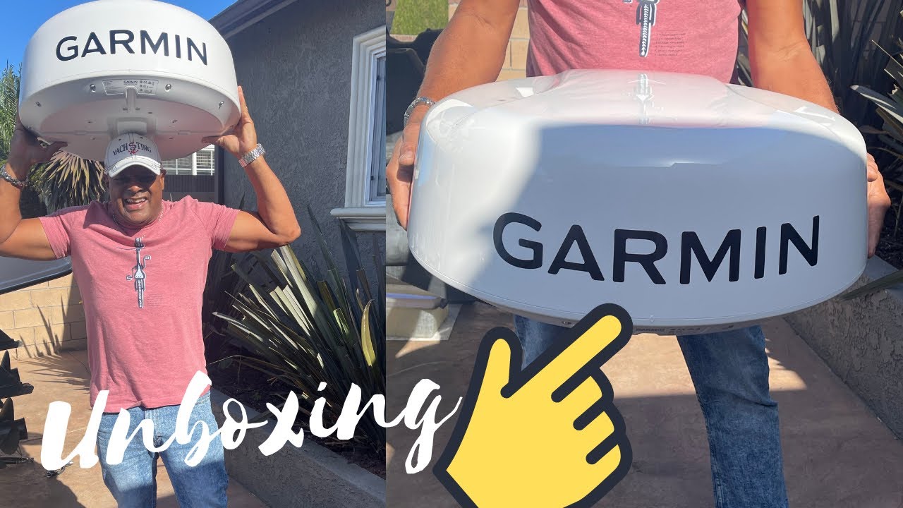 Unboxing Garmin GMR Fantom 24x #boating #yachting #garmin #radar