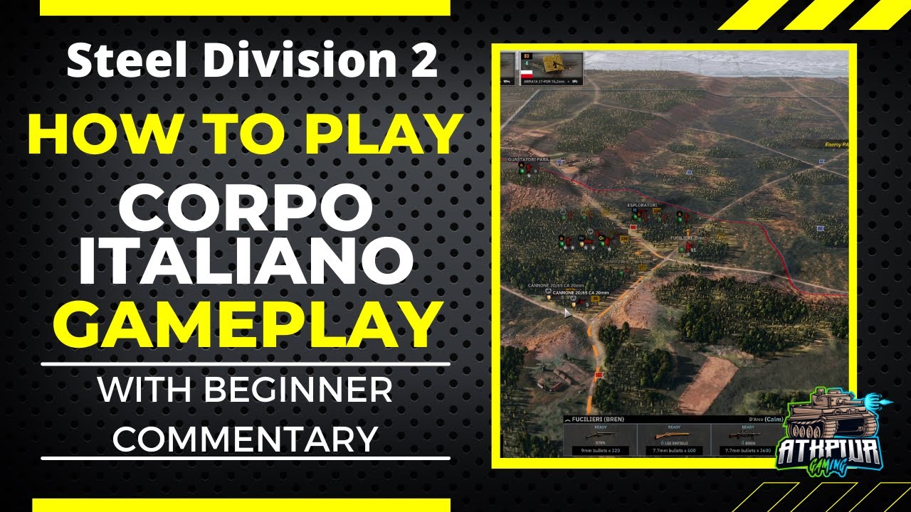 Как играть в геймплей Corpo Italiano di Liberaziona — Steel Division 2