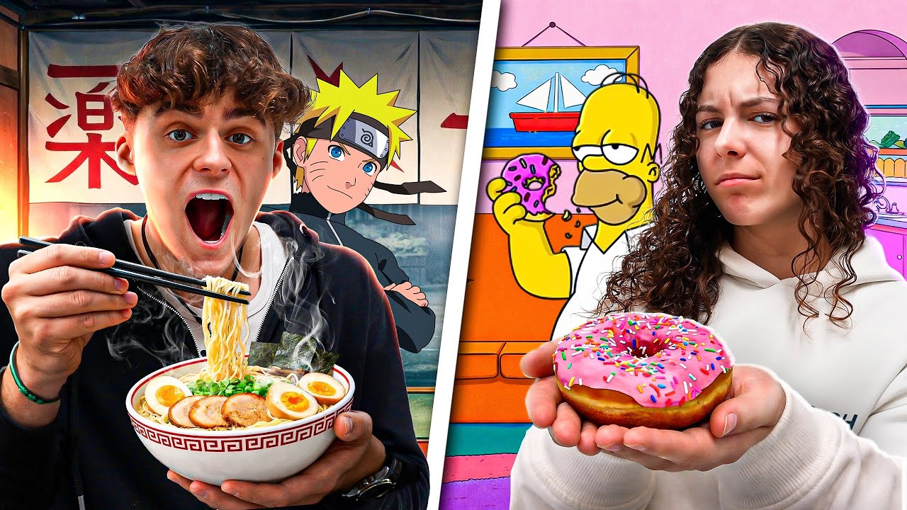 ON MANGE COMME DANS LES DESSINS ANIMÉS DE NOTRE ENFANCE ?! (C'est vraiment trop stylé)