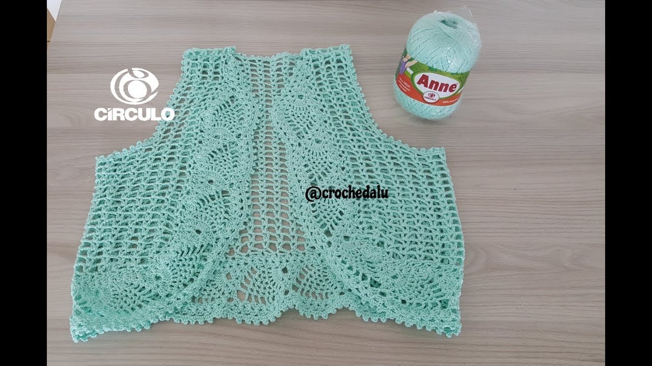 Bolero/Colete em crochê - Parte 1