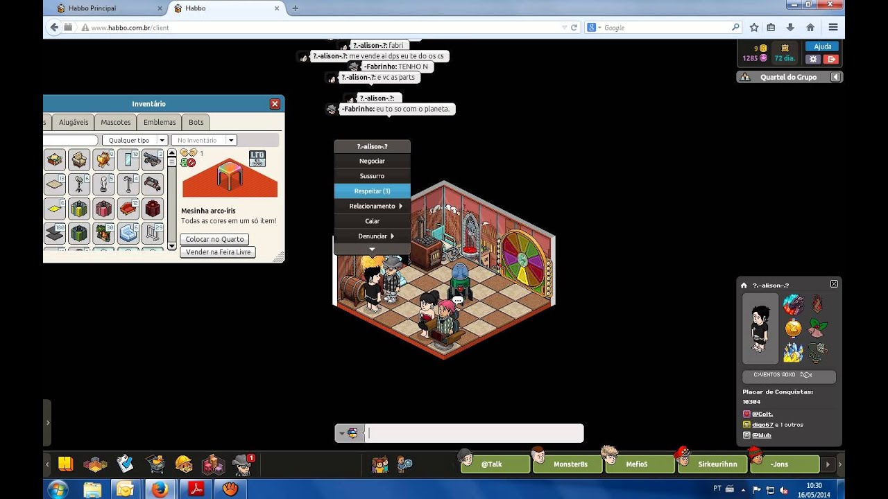 Habbo BR - @colt. roubando planeta totem!