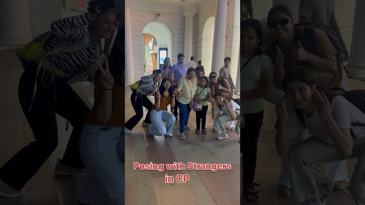 posing with *strangers*|📍CP, Delhi| #prank #explore #delhi