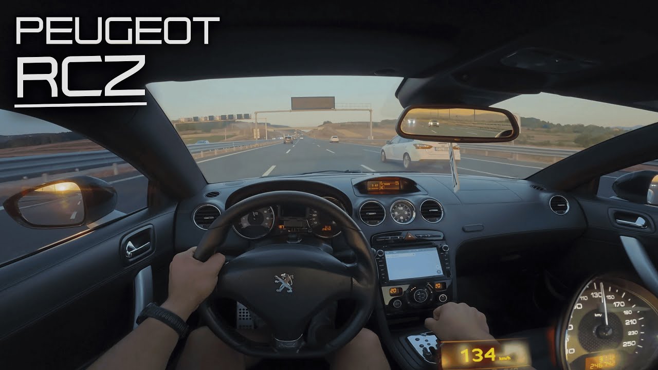 PEUGEOT RCZ 1.6 THP 156 HP - POV Test Drive I 4K