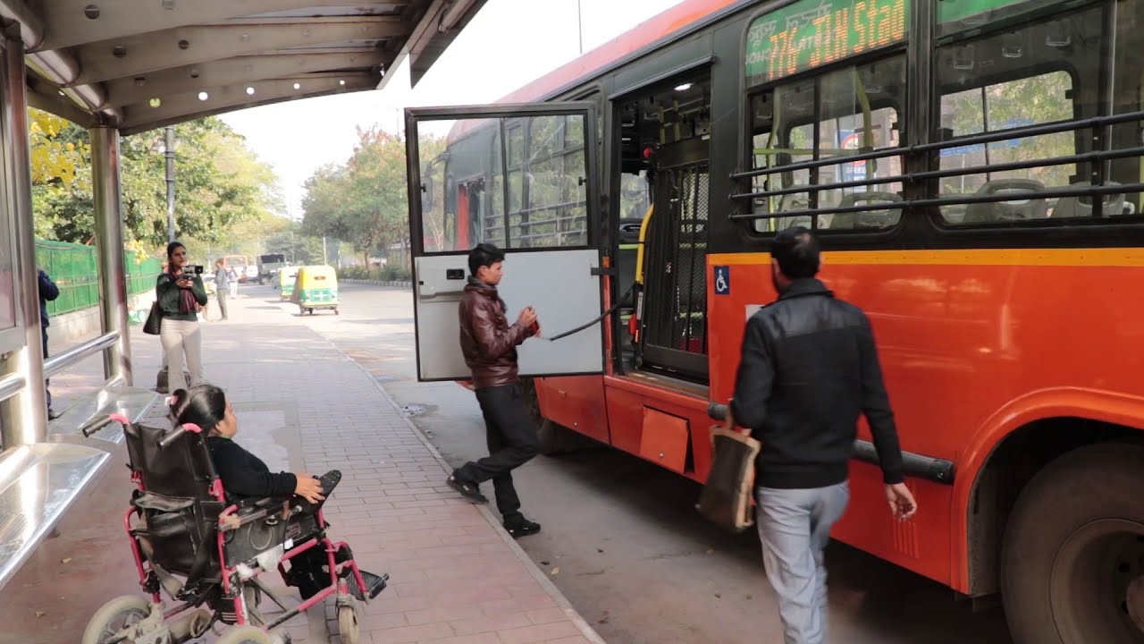 Delhi Orange Cluster Bus