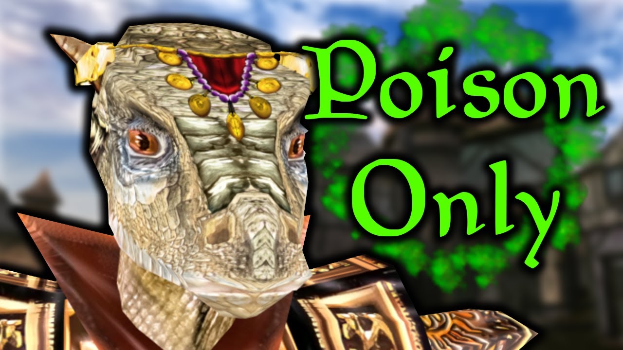 Can You Beat Morrowind with Only Poison Damage?