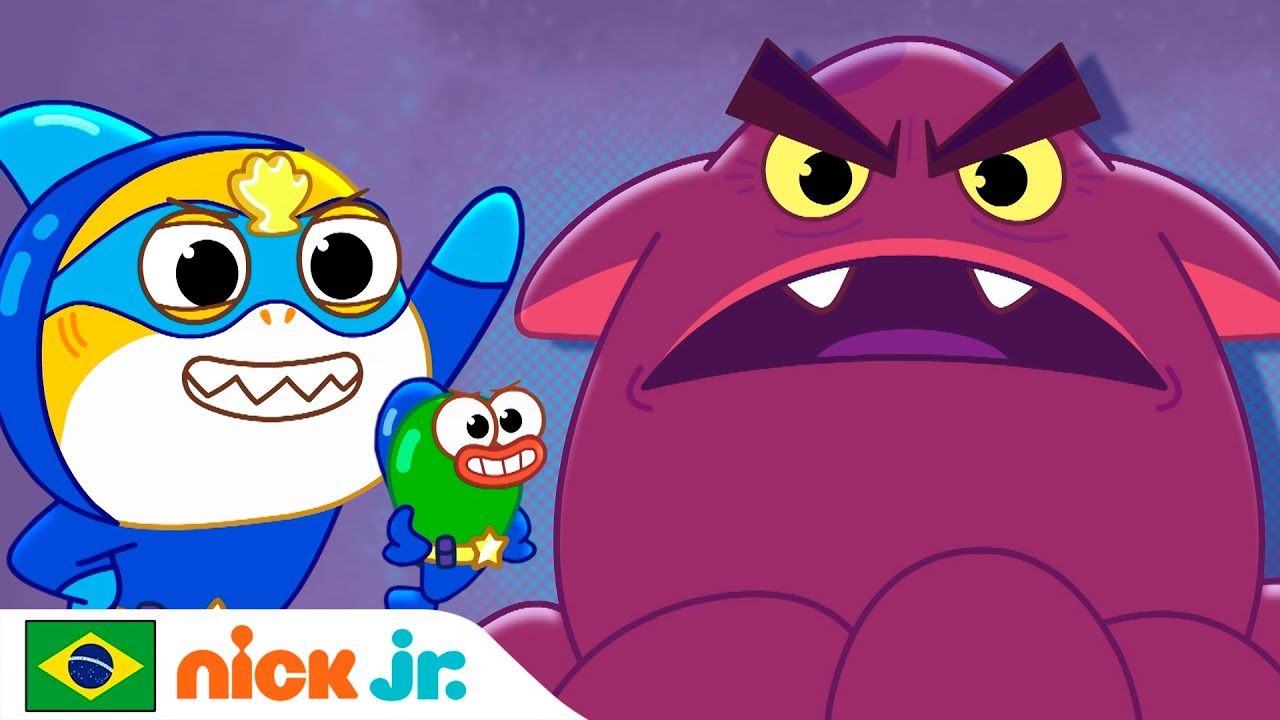 Baby Shark | O Bebê Tubarão e o William brincam de super-herói! | Nick Jr. em Português