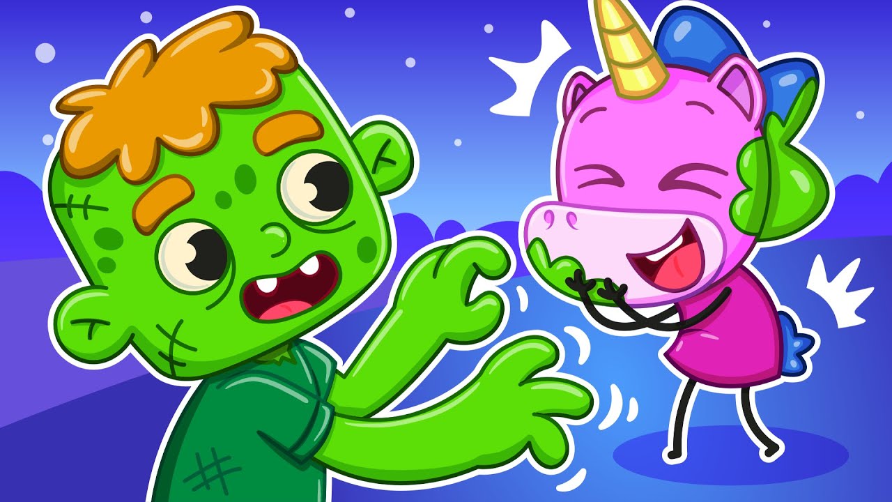 Tickle Tickle Zombie!🧟 | Funny Zombie Party & More Kids Stories | Teeny Mimi🦄