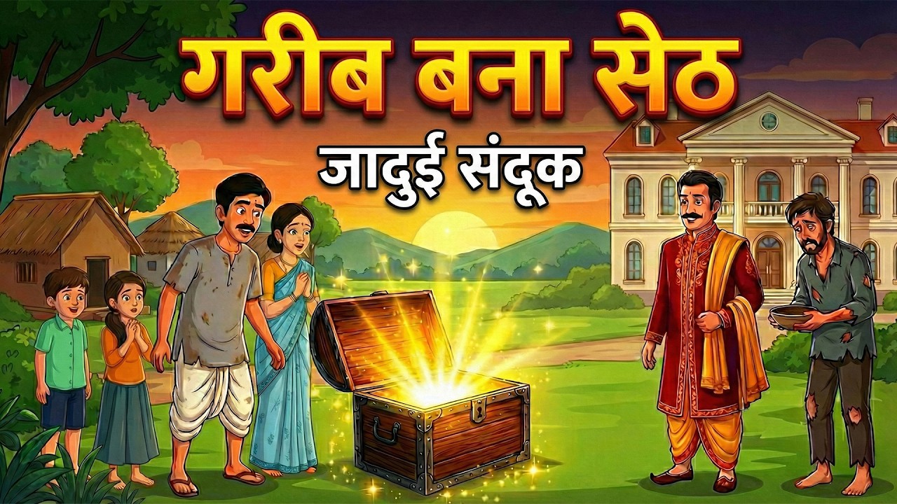 गरीब बना सेठ | जादुई संदूक की कहानी | HINDI KAHANIYA | HINDI STORIES | MORAL BEDTIME