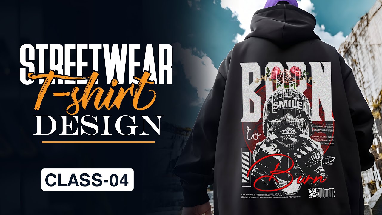 Streetwear T-shirt Design Bangla Tutorial । Class 05 ।