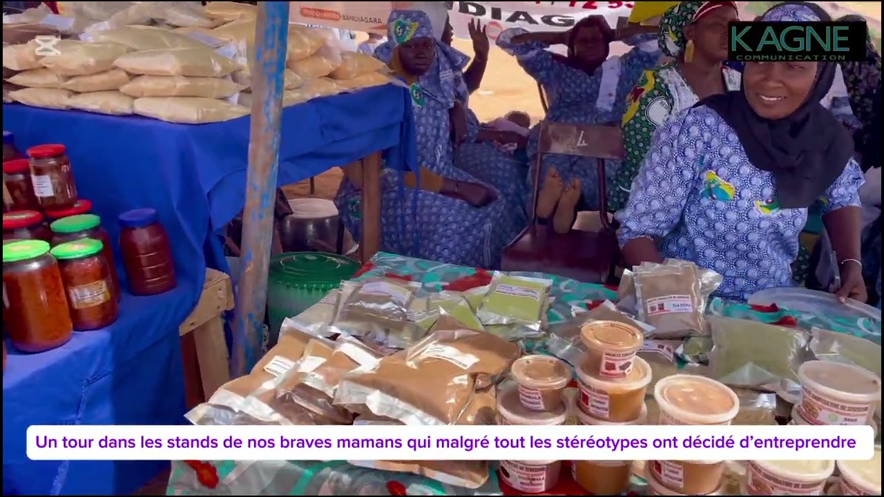 Un tour chez les stands de vente 