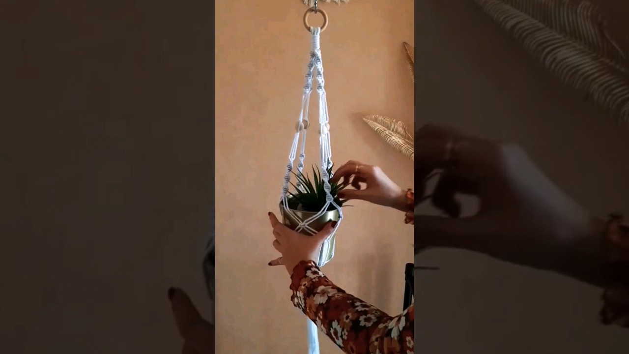 TUTORIAL Planthanger / Portapiante  #macrametutorial #macrame #tutorial #macrameplanthanger