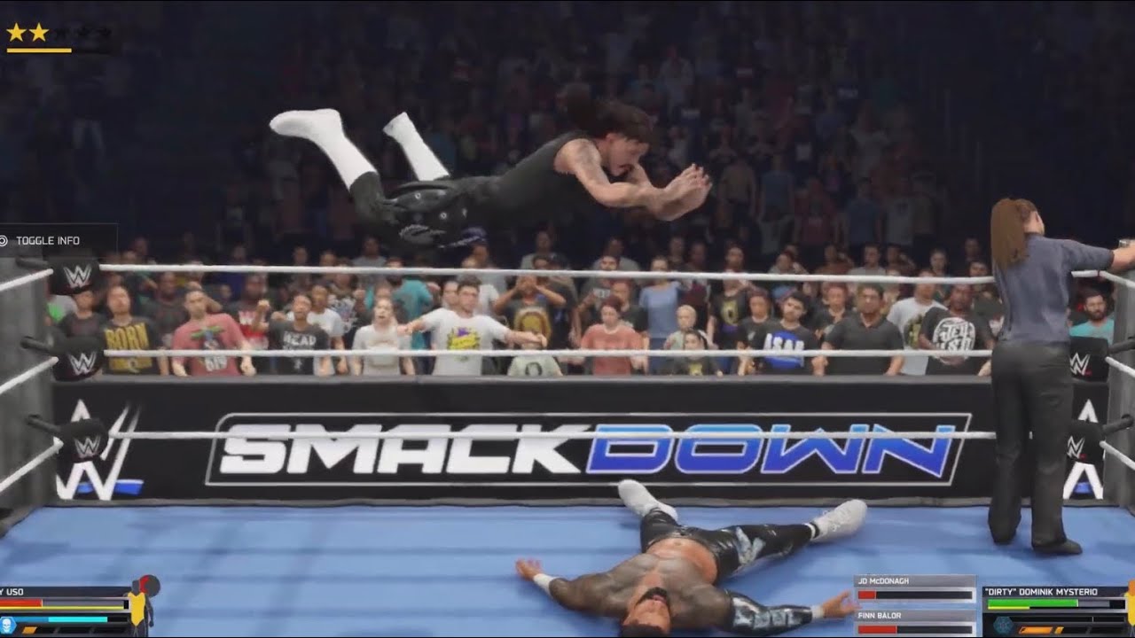 WWE 2K25 SmackDown Jey Uso vs. “Dirty” Dominik Mysterio