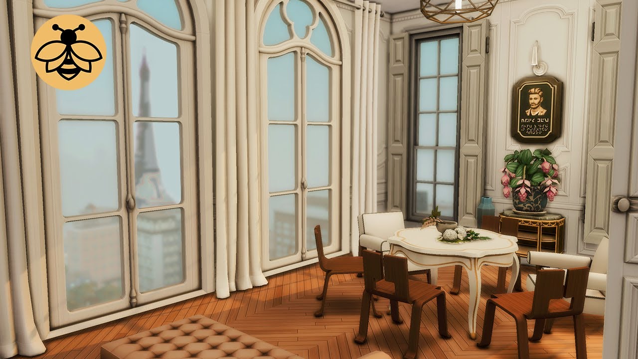 Appartement Parisien | The Sims 4 Speed Build