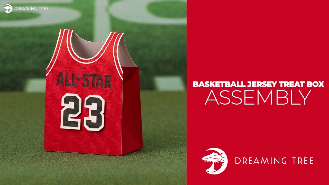 SVG File - Basketball Jersey Treat Box - Assembly Tutorial