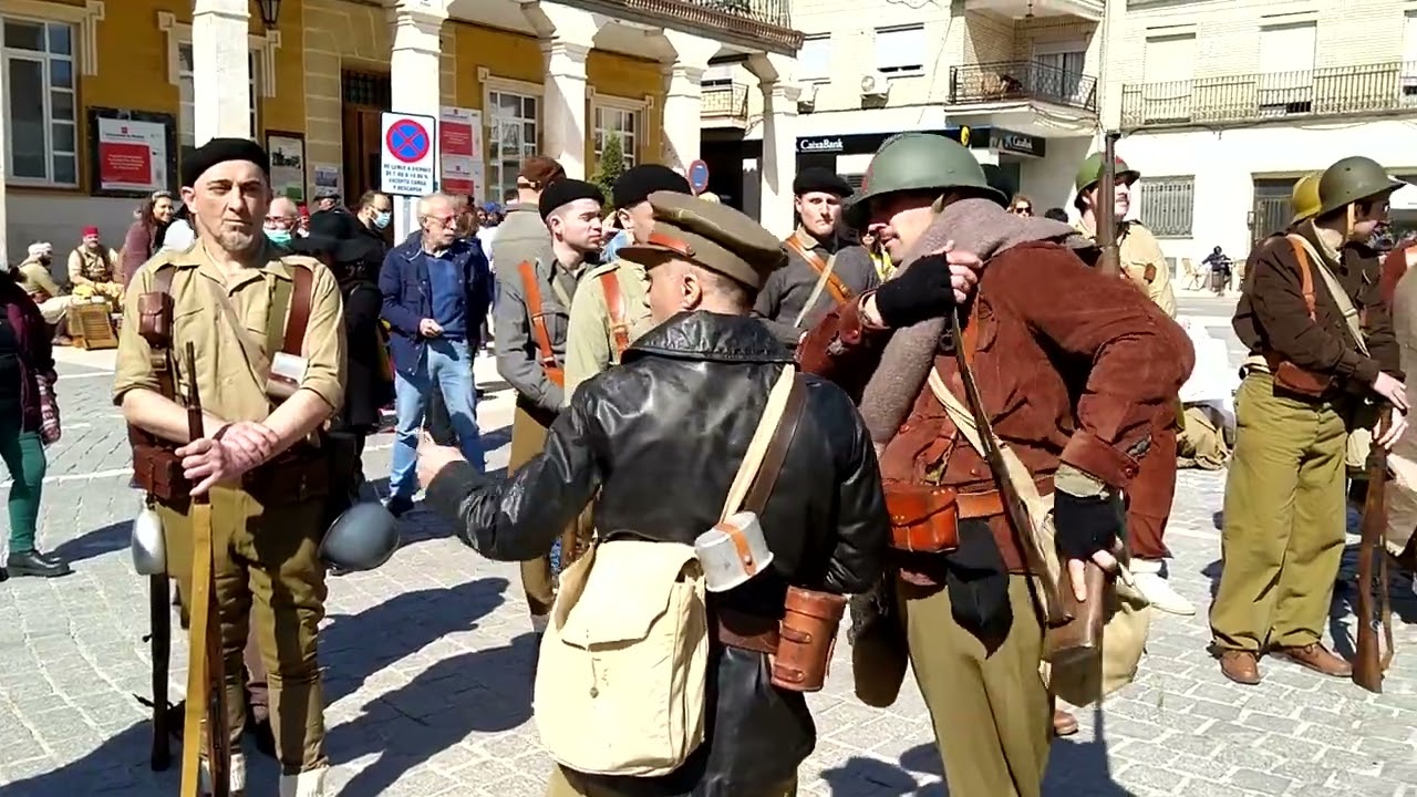 recreación histórico de la batalla del Jarama Morata de Tajuña marzo 2022