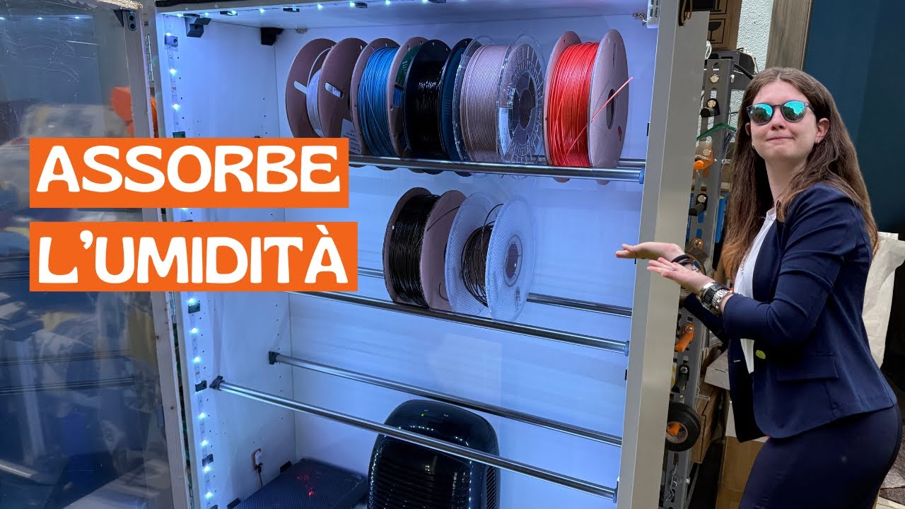 Ho costruito un armadio per i filamenti della stampa 3D che assorbe l'umidità!